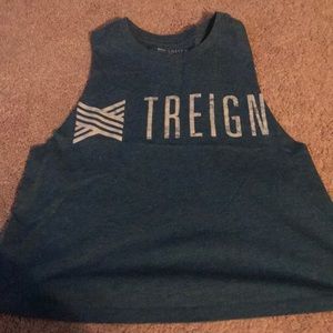 Treign workout crop top